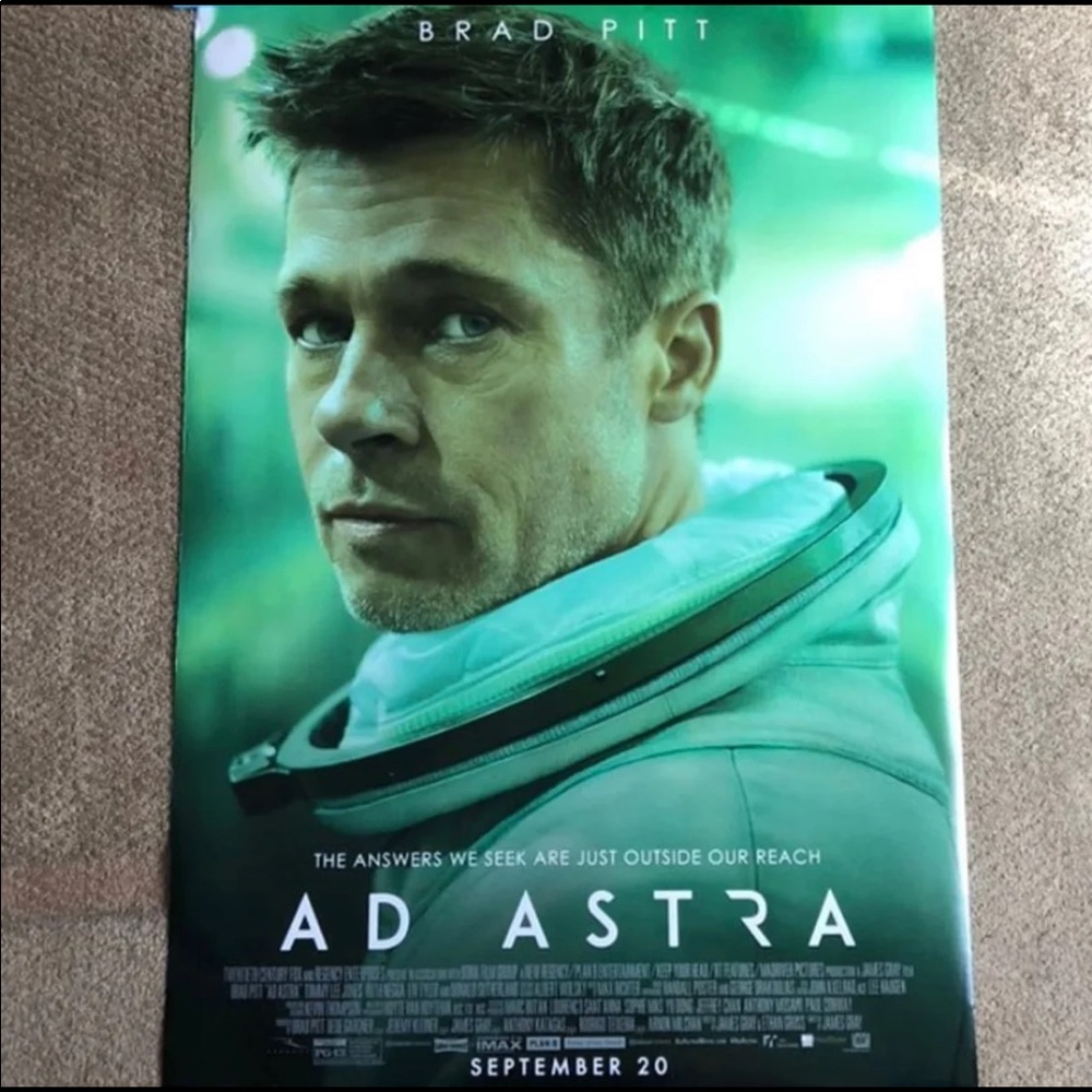 Ad Astra (2019) Theatrical Movie Poster